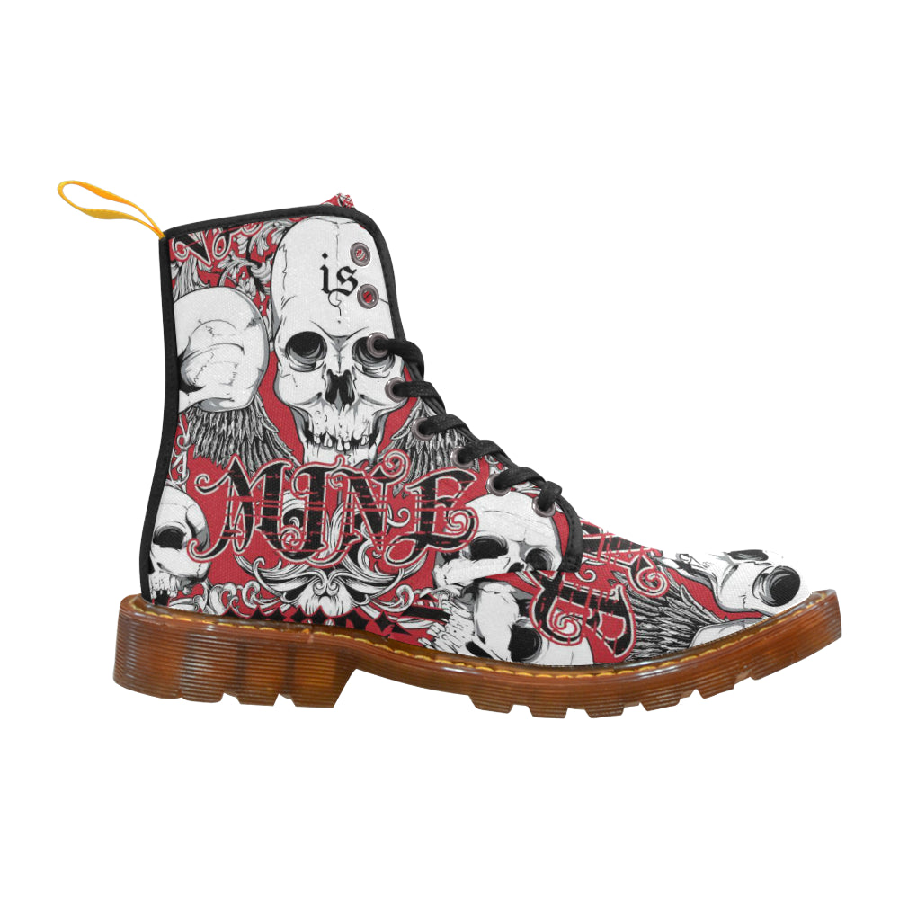 old skull Martin Boots For Women Model 1203H