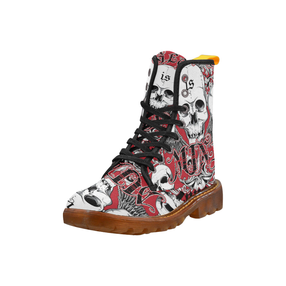 old skull Martin Boots For Women Model 1203H