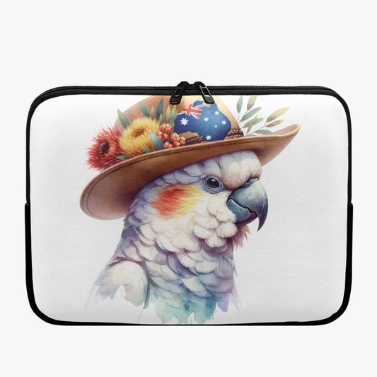 Laptop Sleeve - without handles - Australian Animals - Cockatoo