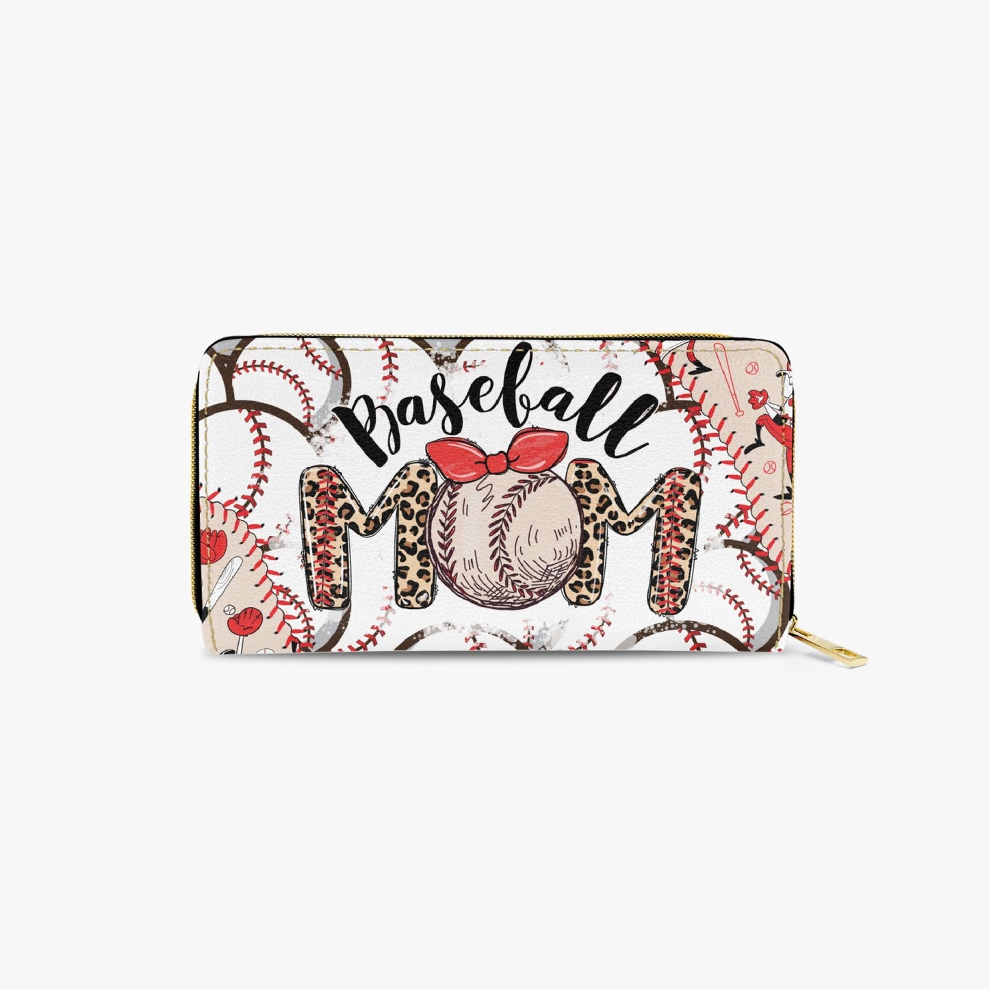 Long Type Zipper Purse - Cheer Mum/Mom