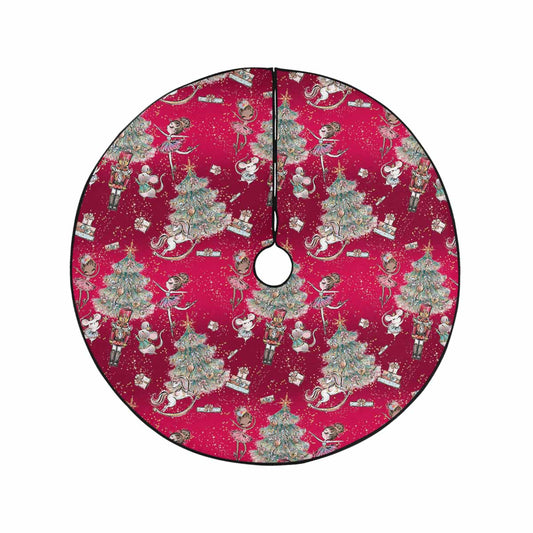 Red Christmas  Christmas Tree Skirt