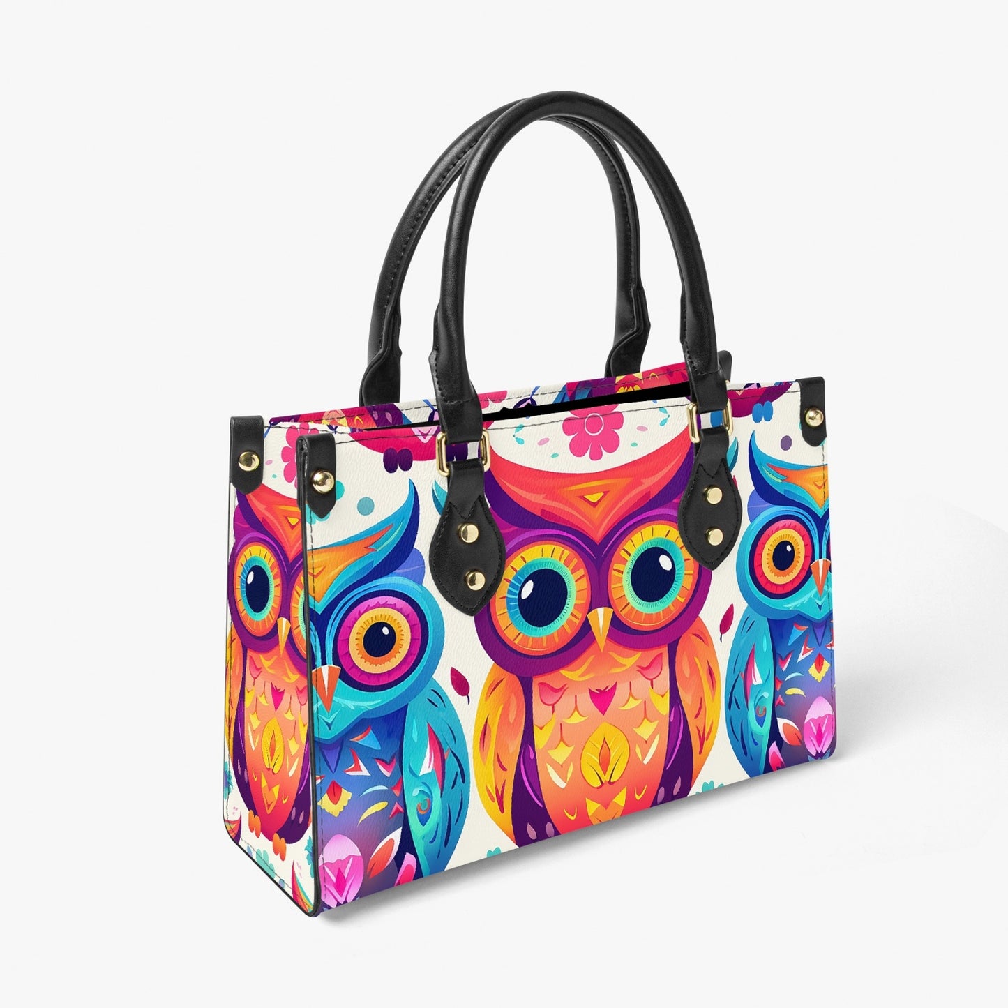 Women's Tote Bag - Long Strap - Owls