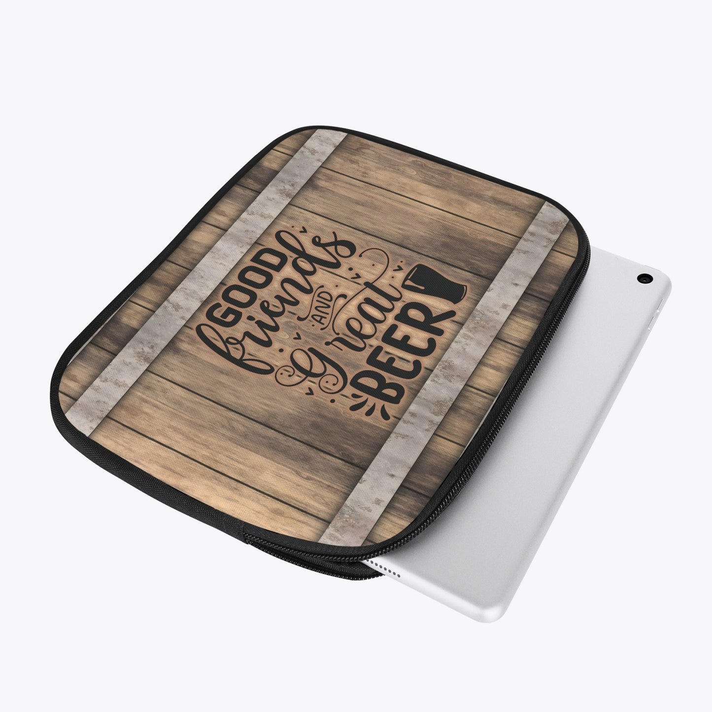 Tablet Sleeve - Good Friends Great Beer, awd-571