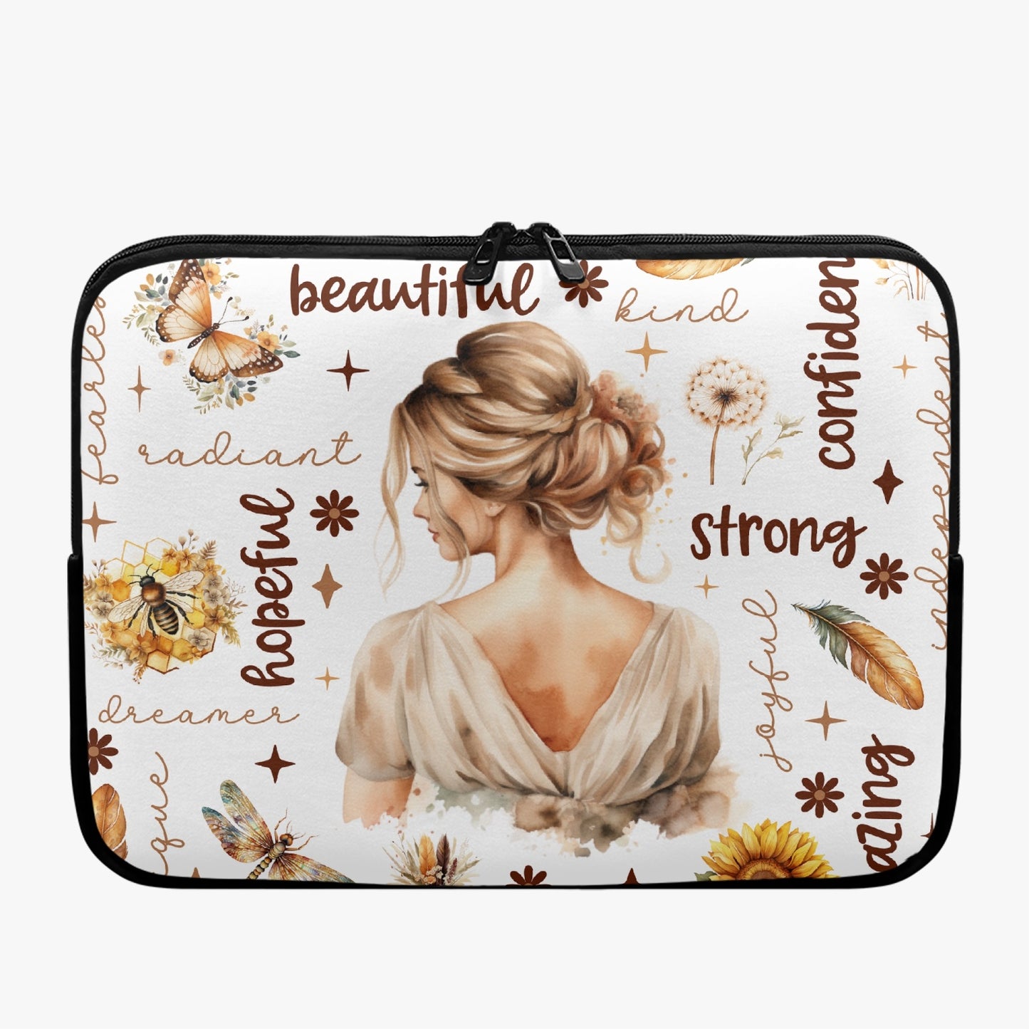 Laptop Sleeve - without handles - Affirmations - Blonde Hair