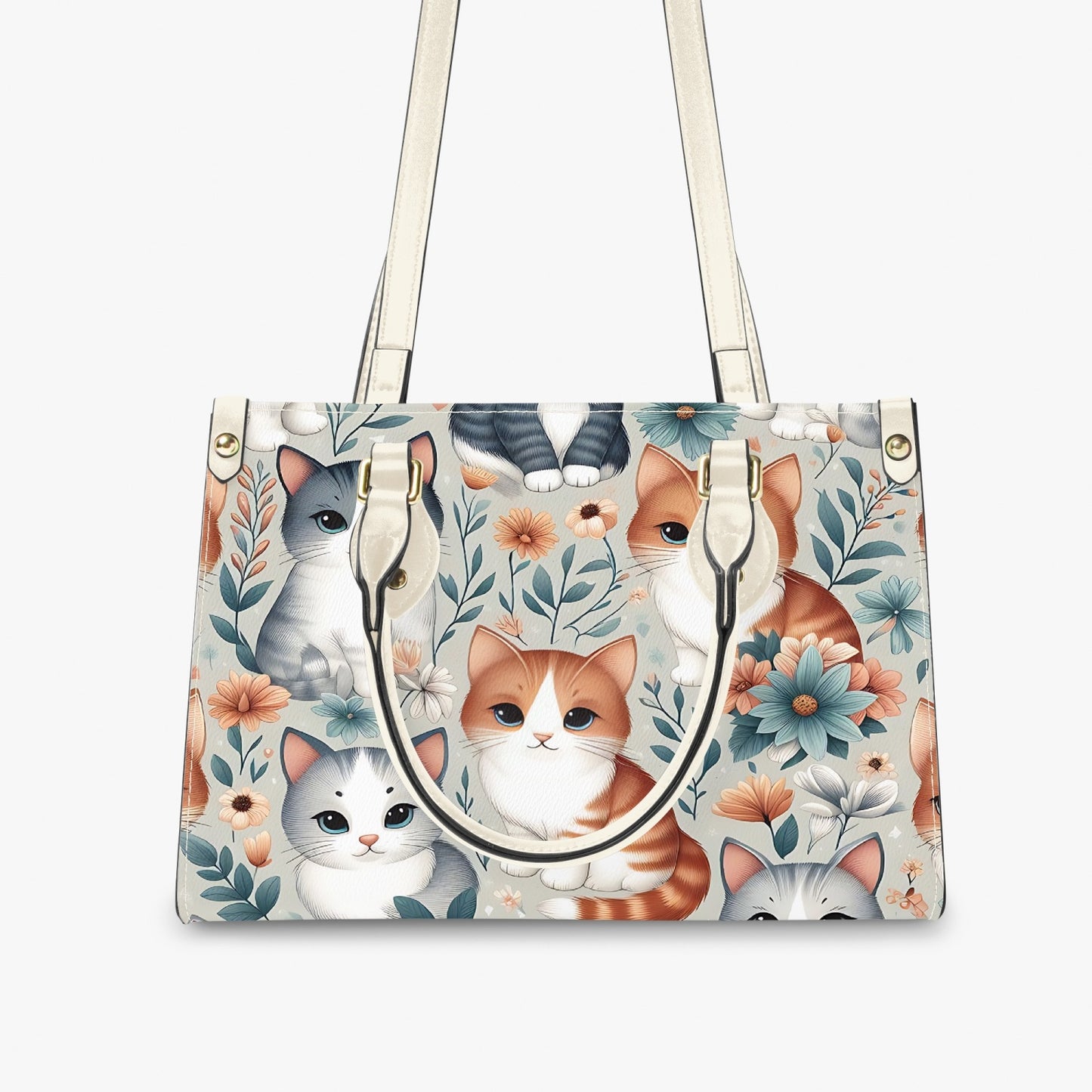 Women's Tote Bag - Long Strap Cats