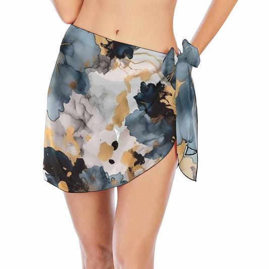 Alcohol Ink  Women's Beach Sarong Wrap