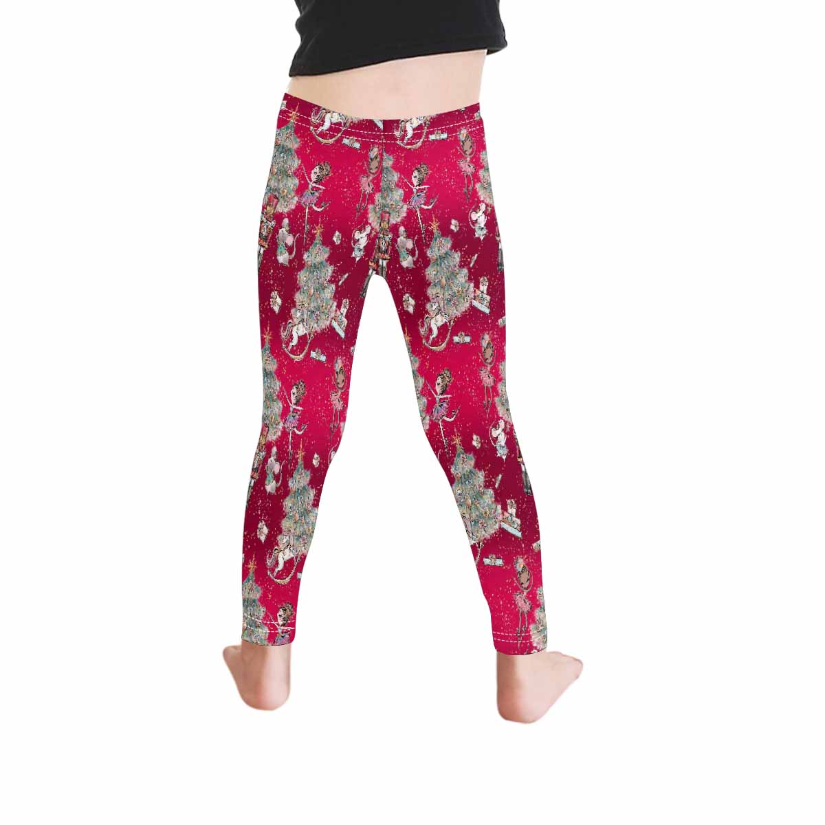 Red Christmas Kid's Leggings