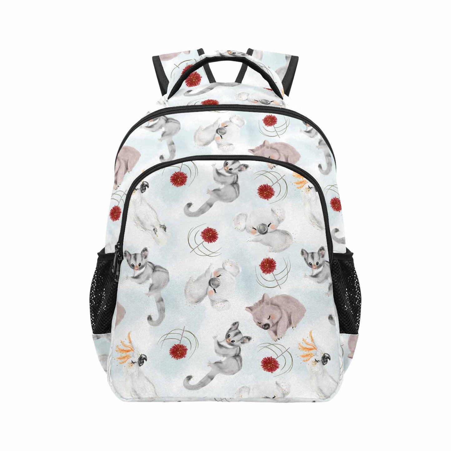 Australian Animals Koala, Sugar Glider, Wombat  Multifunction Backpack (1731)