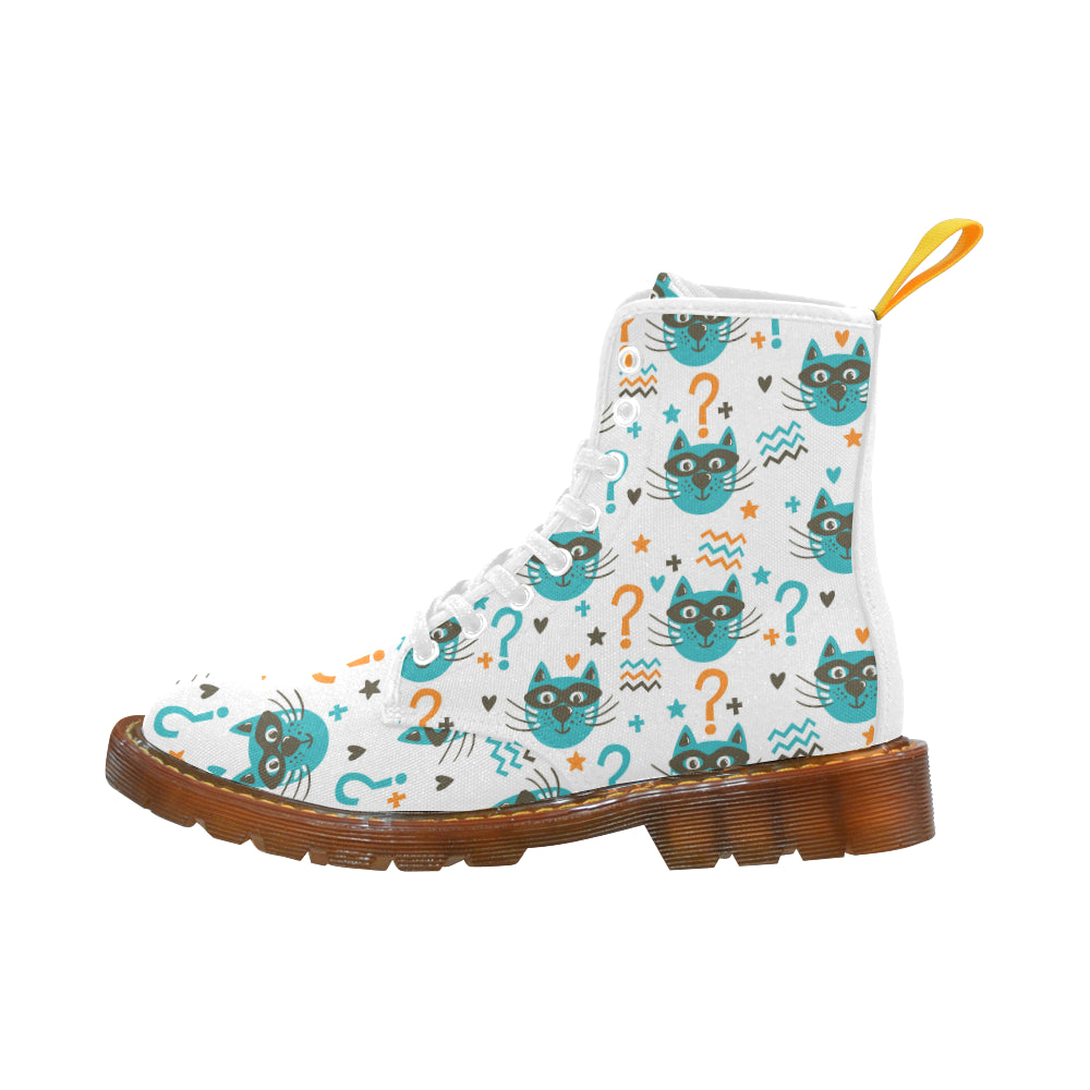 funny cats in masks Martin Boots For Women Model 1203H