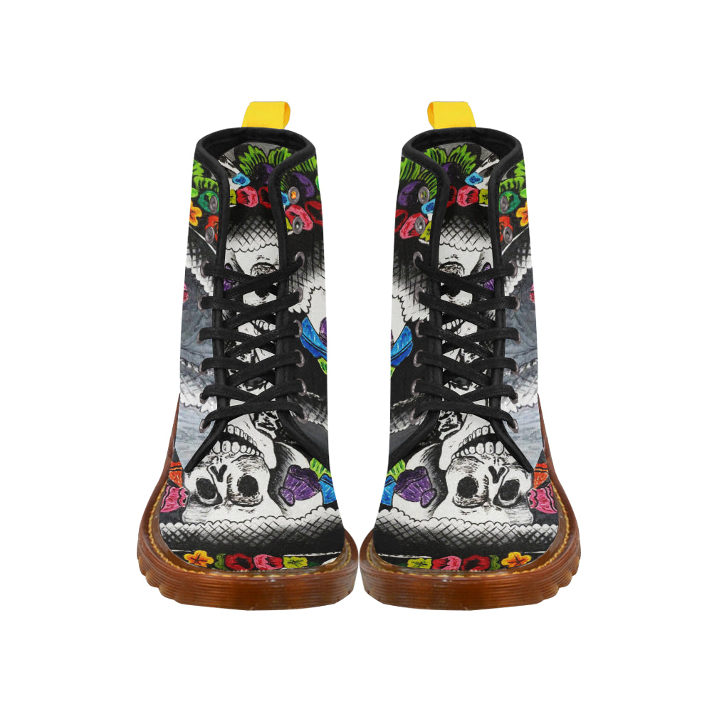 skull Martin Boots For Women Model 1203H