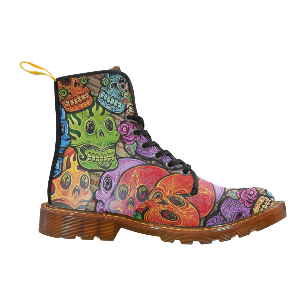 Martin Boots For Women colour skull