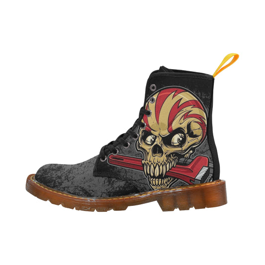 Skull with saw Martin Boots For Women Model 1203H