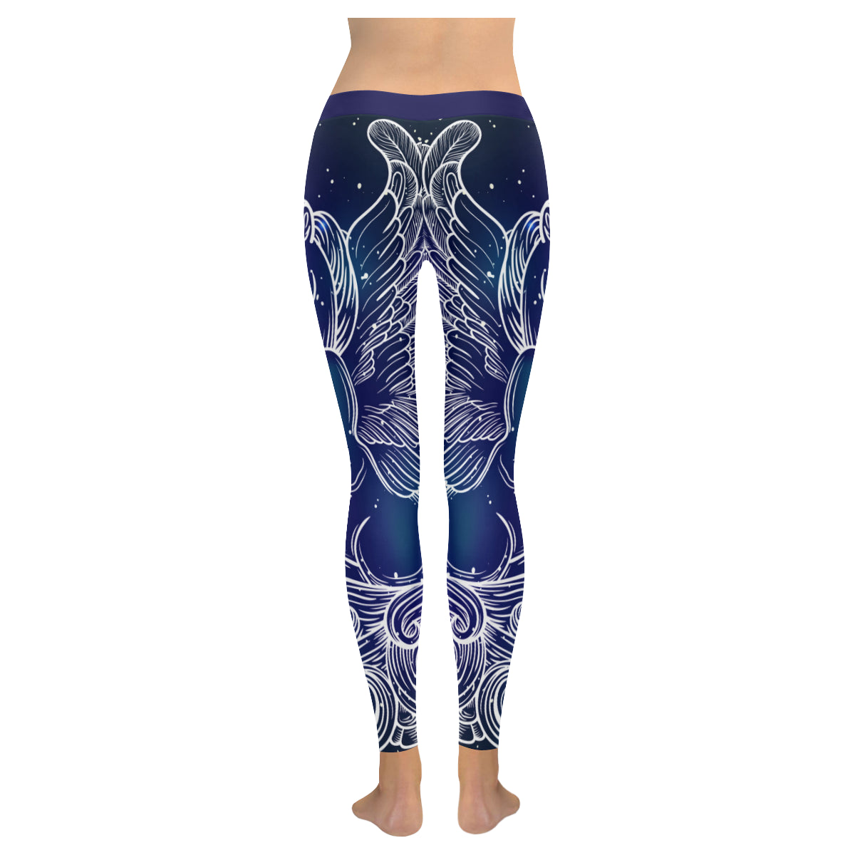 believe in unicorn Women's Low Rise Leggings (Invisible Stitch)