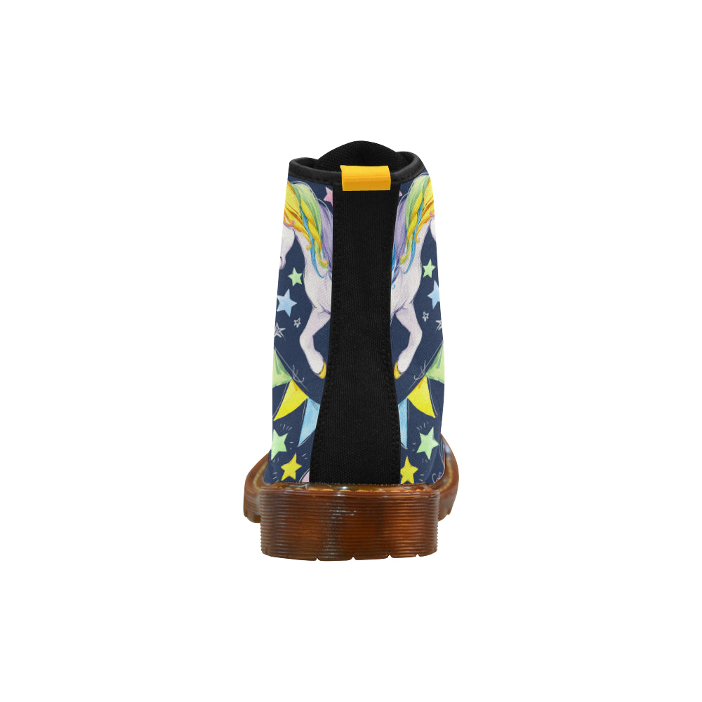 fairy tale unicorns Martin Boots For Women Model 1203H