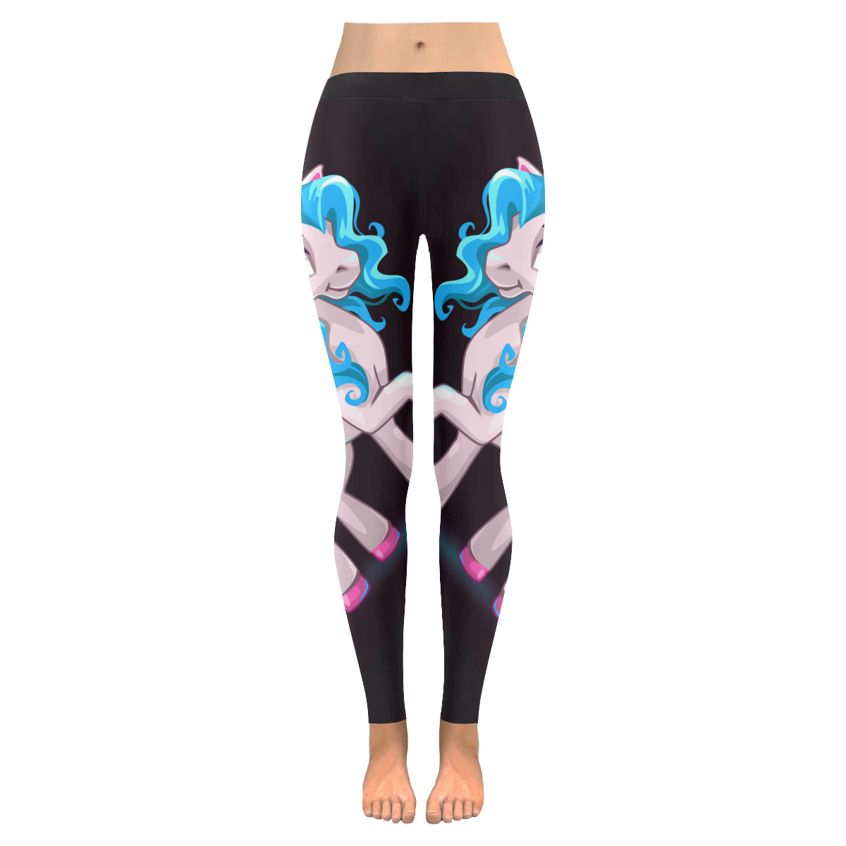 unicorn Women's Low Rise Leggings (Invisible Stitch)