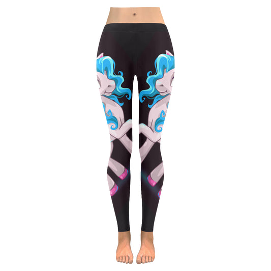 unicorn Women's Low Rise Leggings (Invisible Stitch)