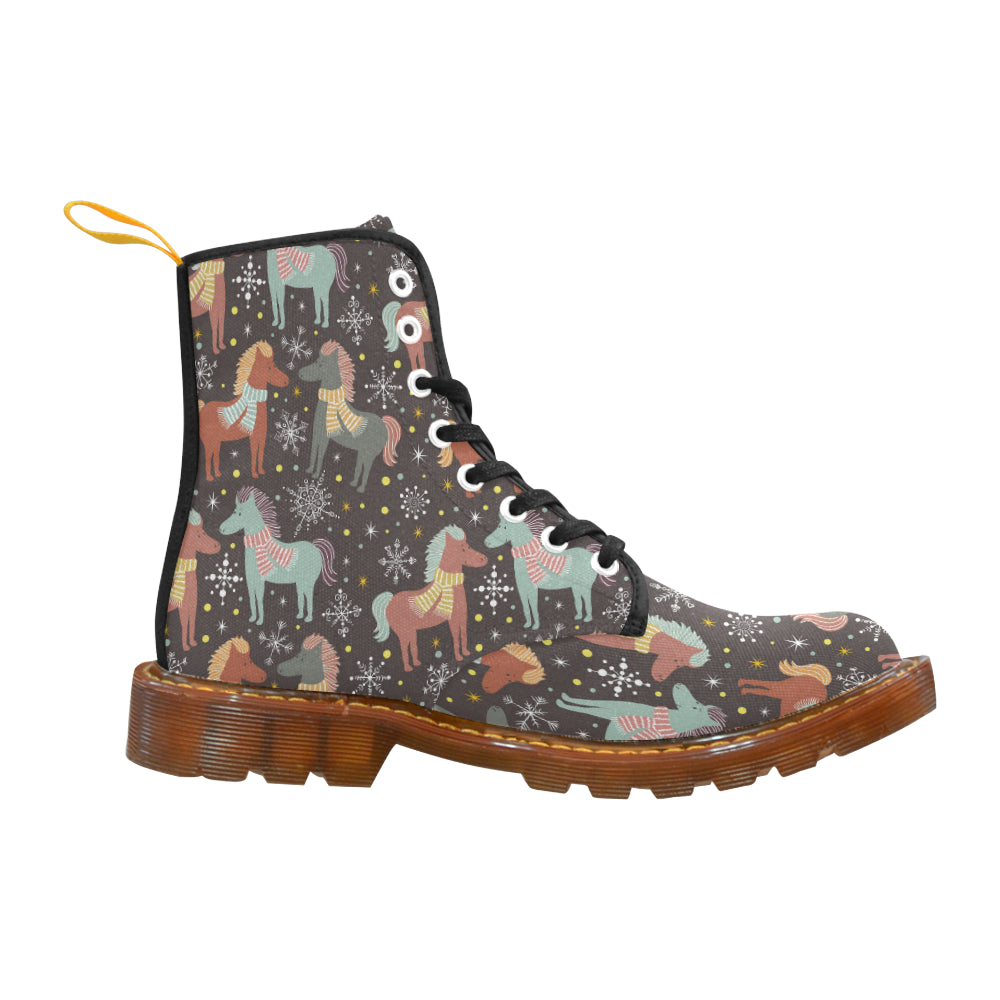 horse unicorn Martin Boots For Women Model 1203H