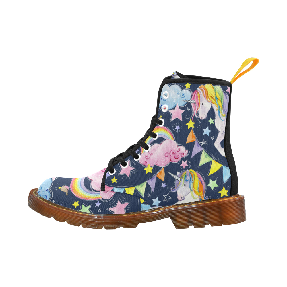 fairy tale unicorns Martin Boots For Women Model 1203H