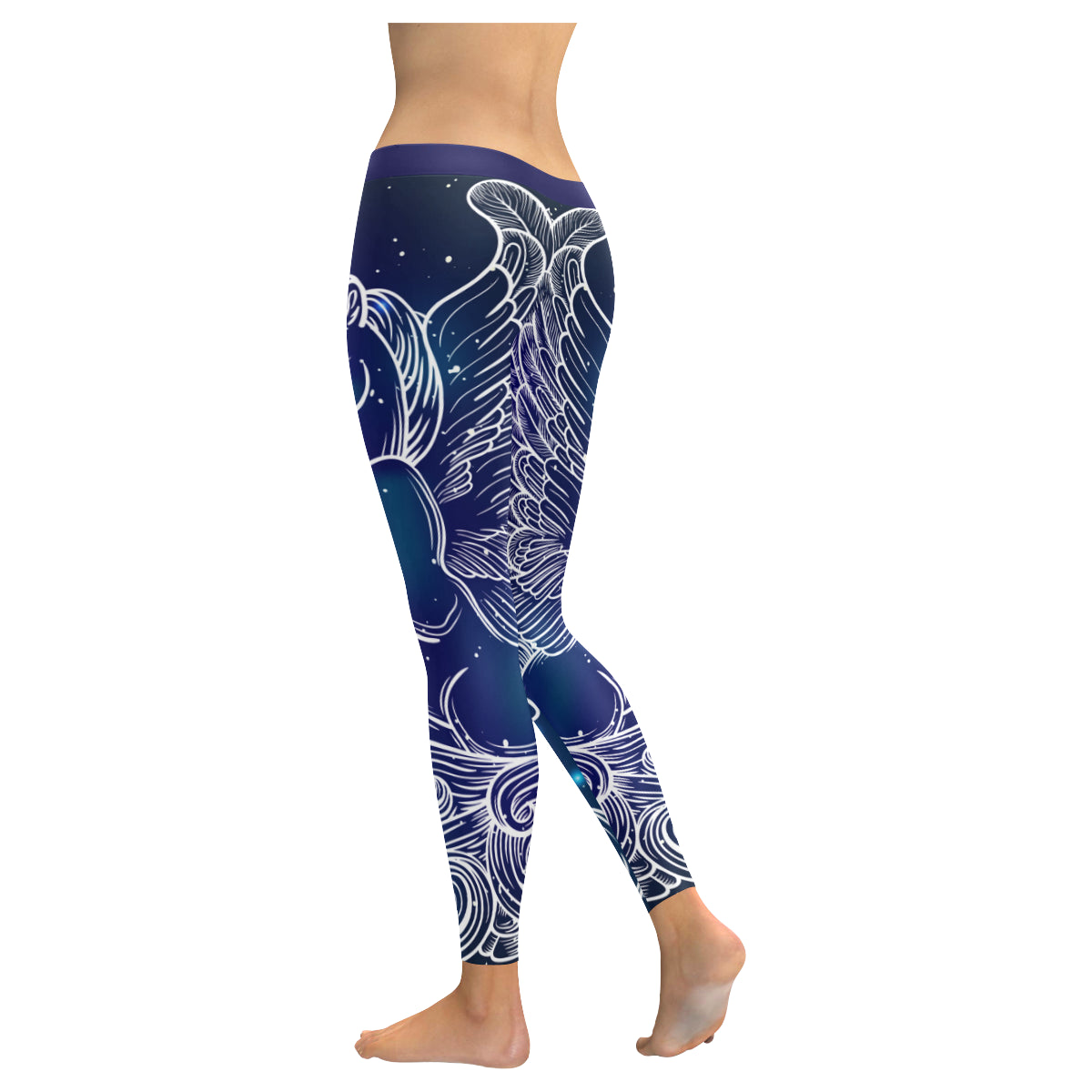 believe in unicorn Women's Low Rise Leggings (Invisible Stitch)