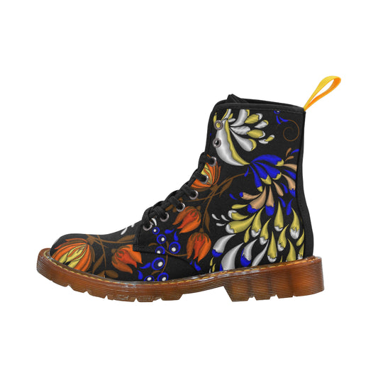 Elegant Flowers Martin Boots For Women Model 1203H