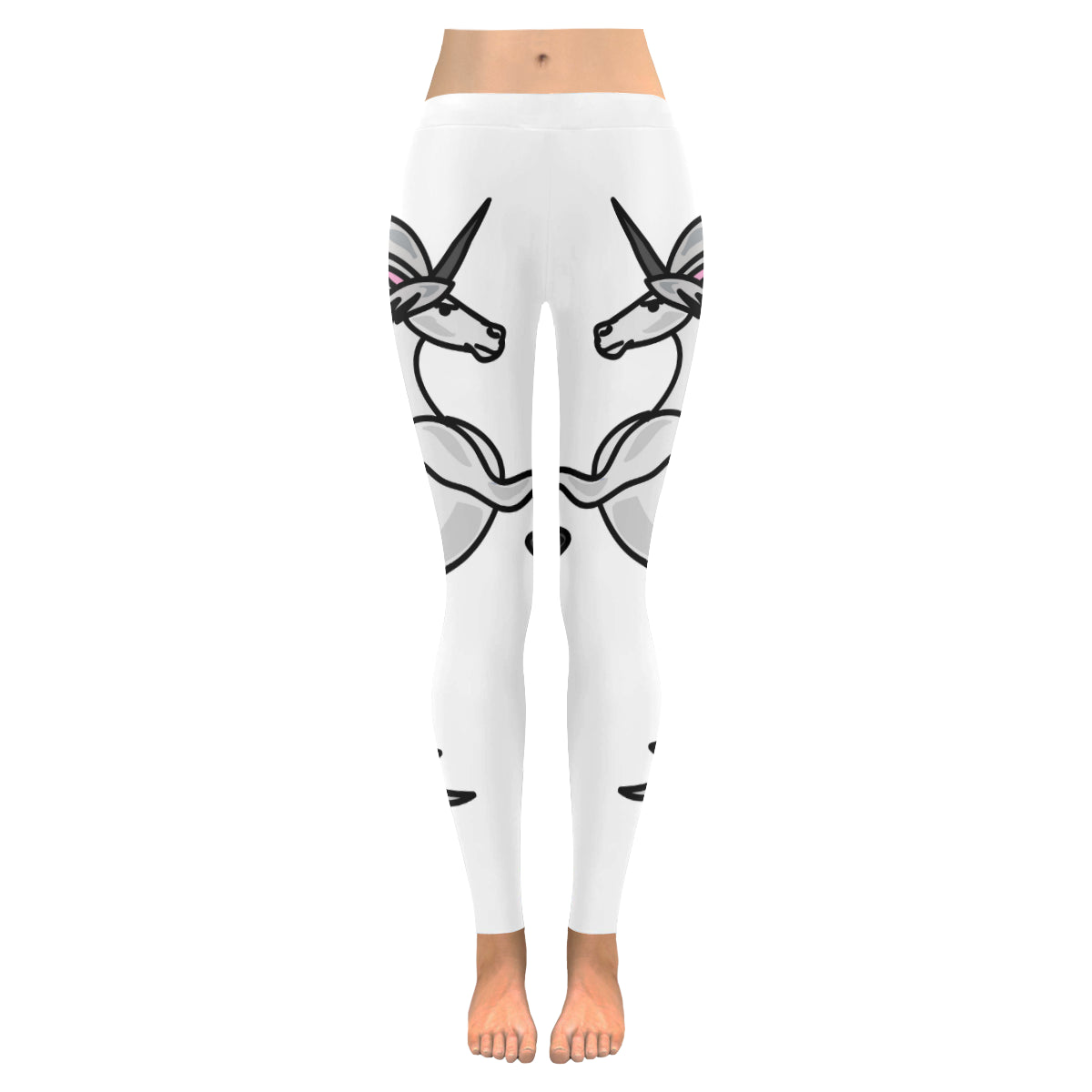 unicorn Women's Low Rise Leggings (Invisible Stitch)