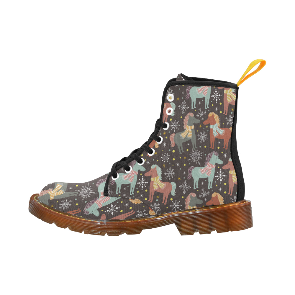 horse unicorn Martin Boots For Women Model 1203H