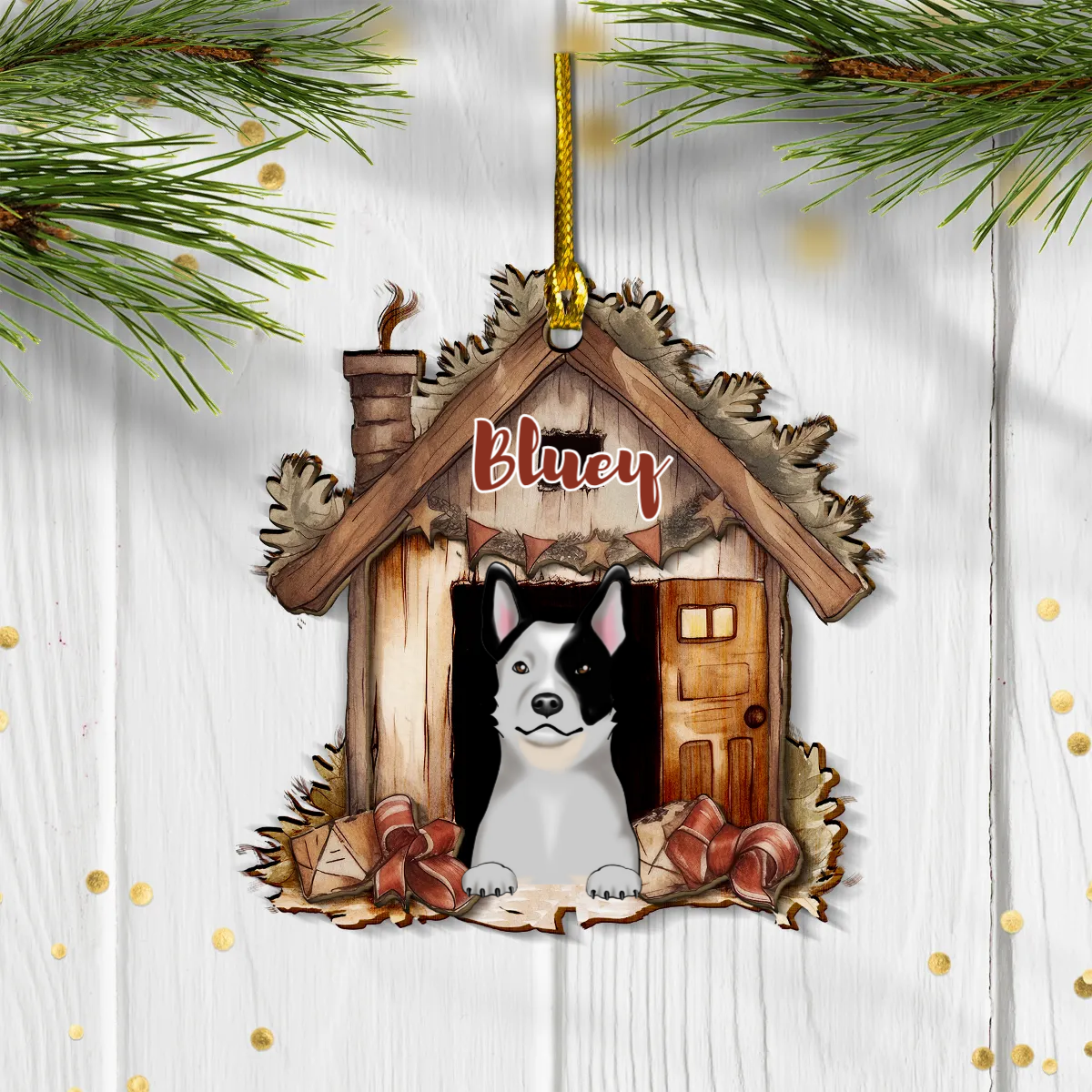 Dog House Christmas Ornament