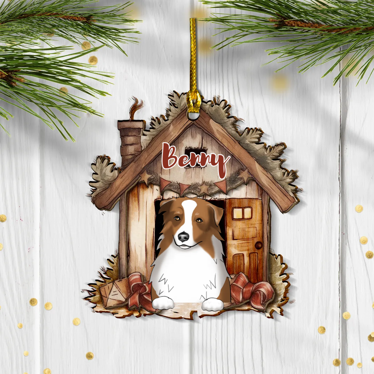 Dog House Christmas Ornament