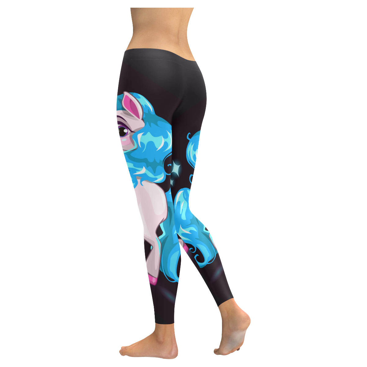 unicorn Women's Low Rise Leggings (Invisible Stitch)