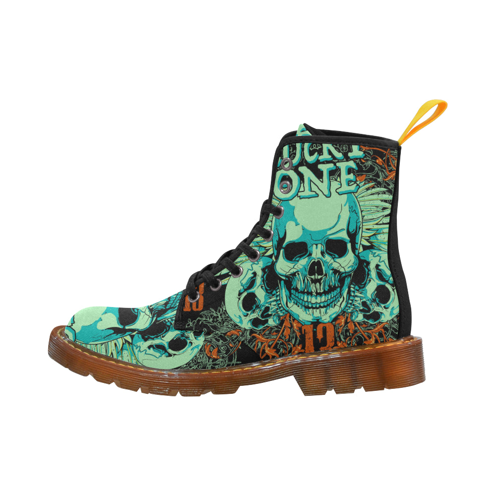 skull Martin Boots For Women Model 1203H