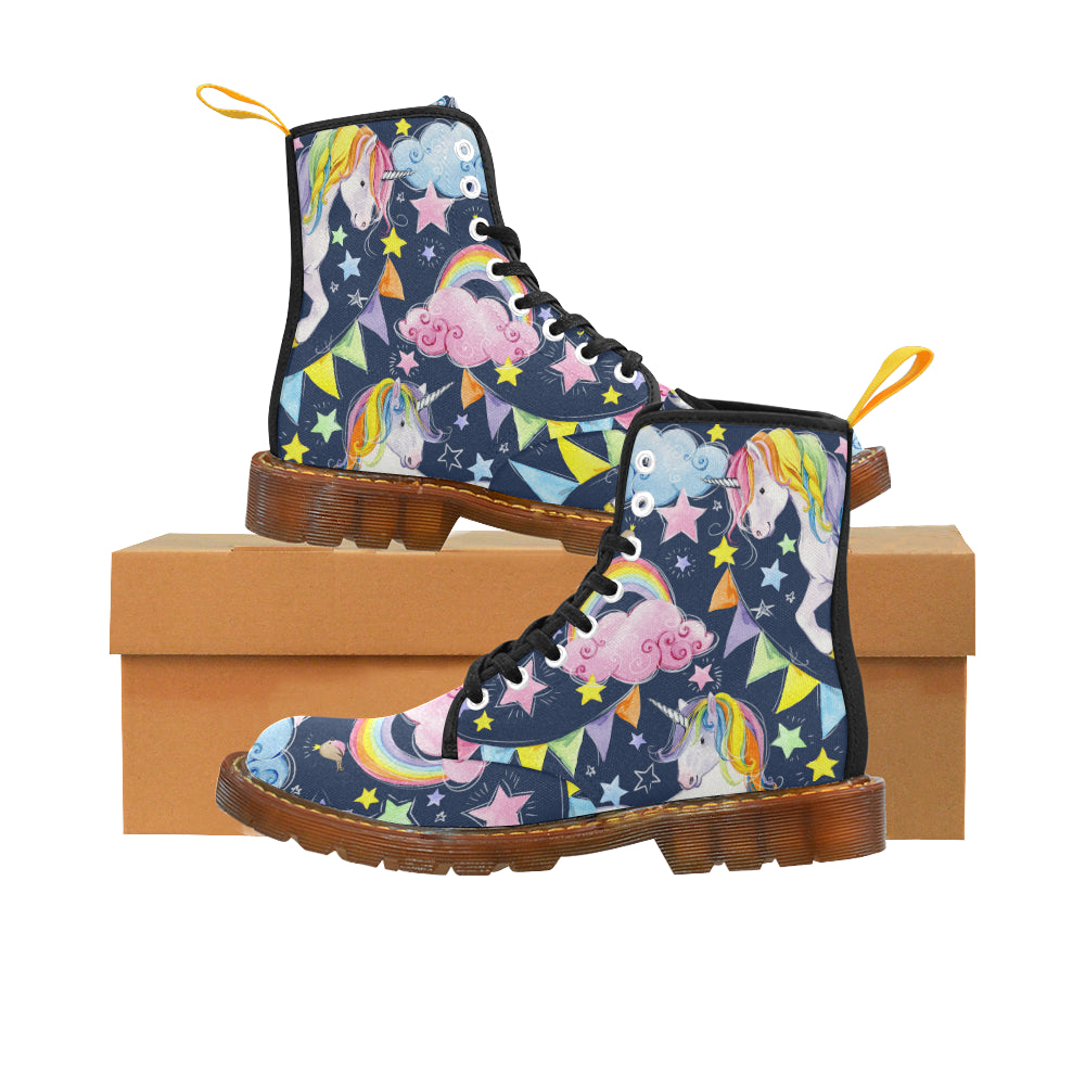 fairy tale unicorns Martin Boots For Women Model 1203H