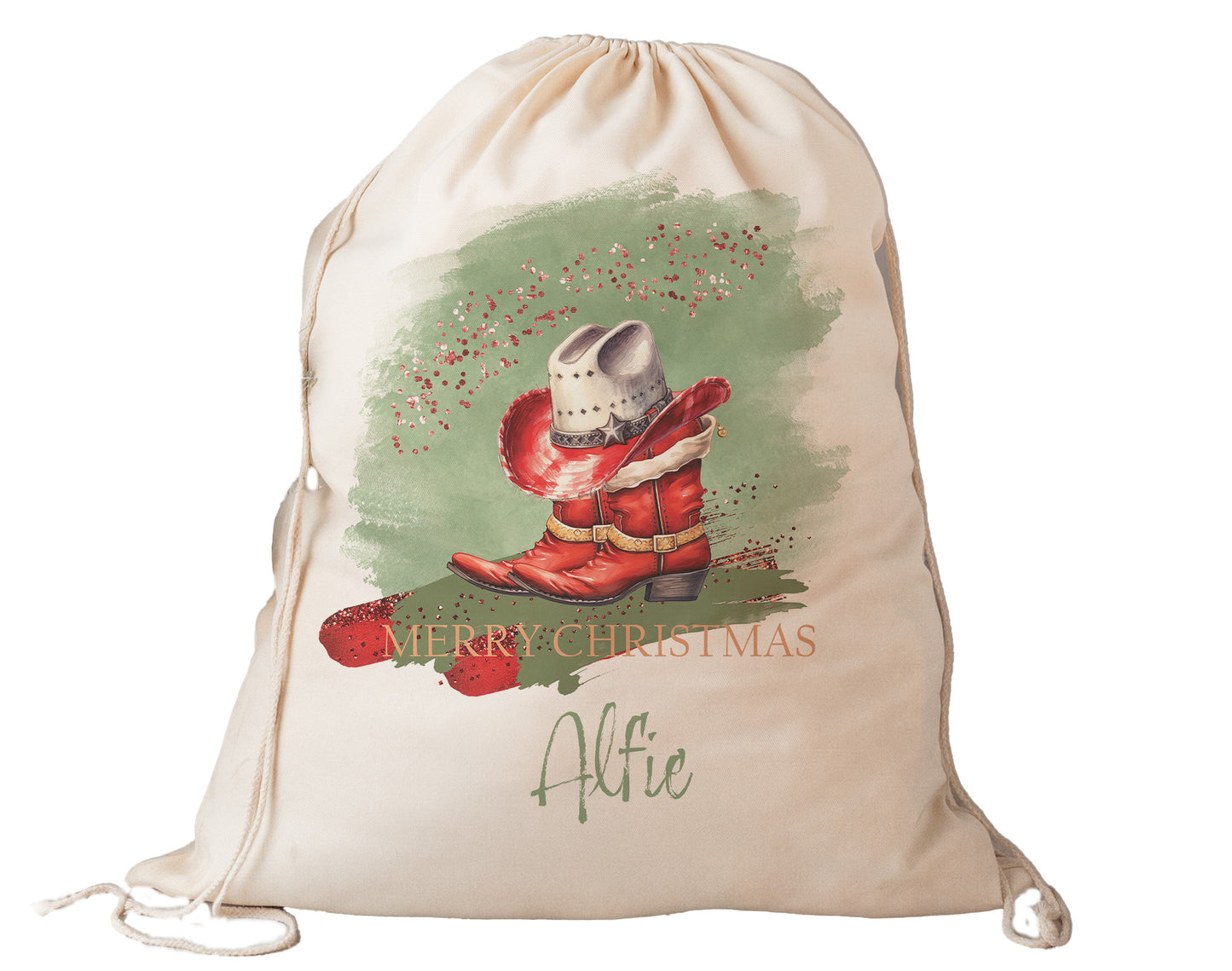 Personalised Santa Sack, Pink Christmas, Sage Christmas, Purple Christmas, Our Largest Size, 60cm x 70cm