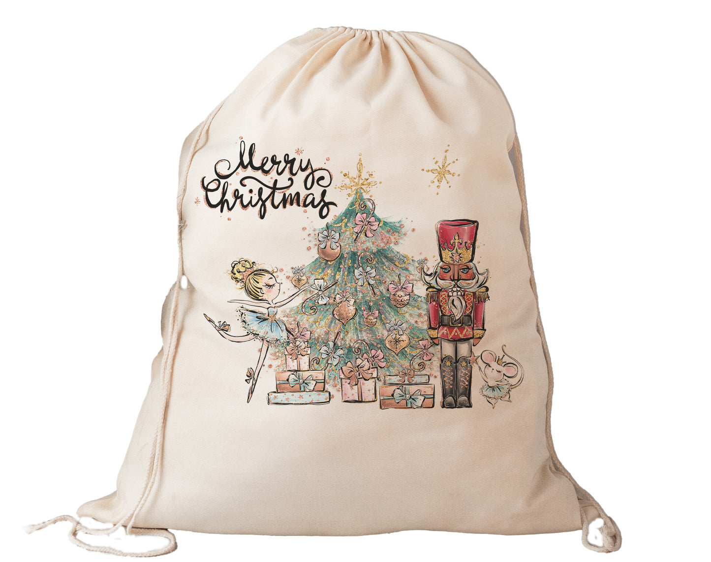 Personalised Santa Sack, Pink Christmas, Sage Christmas, Purple Christmas, Our Largest Size, 60cm x 70cm