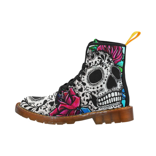 sugar skull Martin Boots For Women Model 1203H