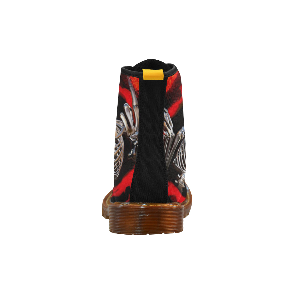 Martin Boots For Women Awful Skull