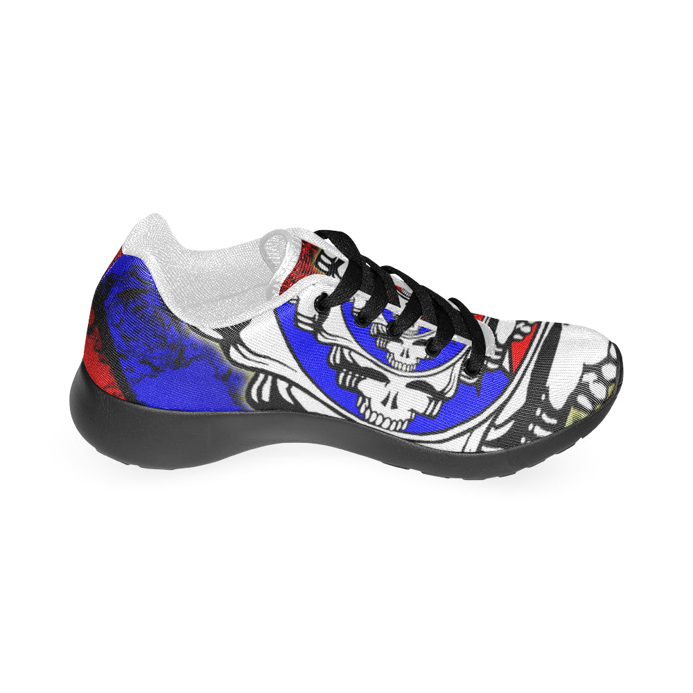 skulls-psychedelic-the-grateful-dead-HD-wallpaper Women’s Running Shoes (Model 020)