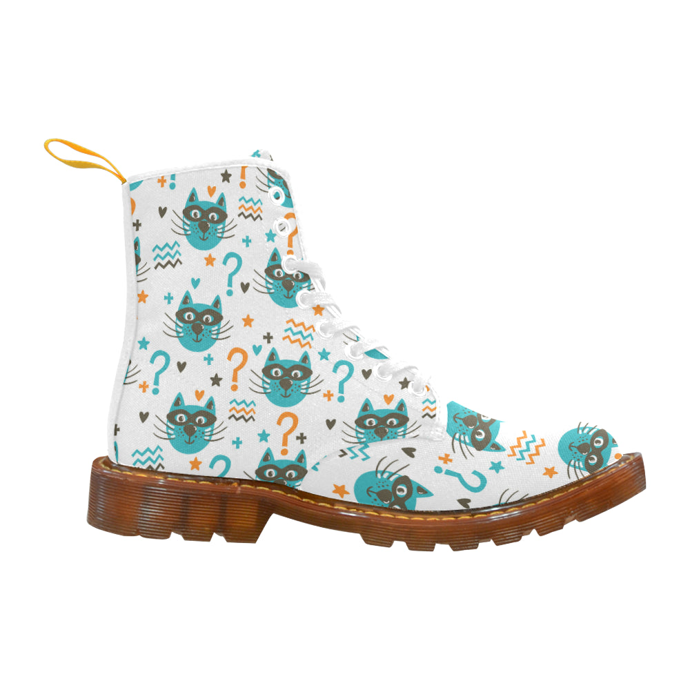 funny cats in masks Martin Boots For Women Model 1203H
