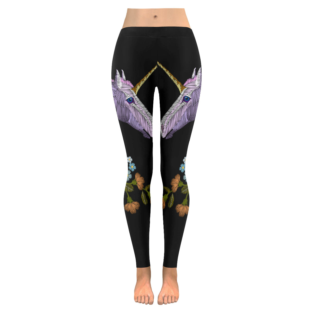 unicorn Women's Low Rise Leggings (Invisible Stitch)