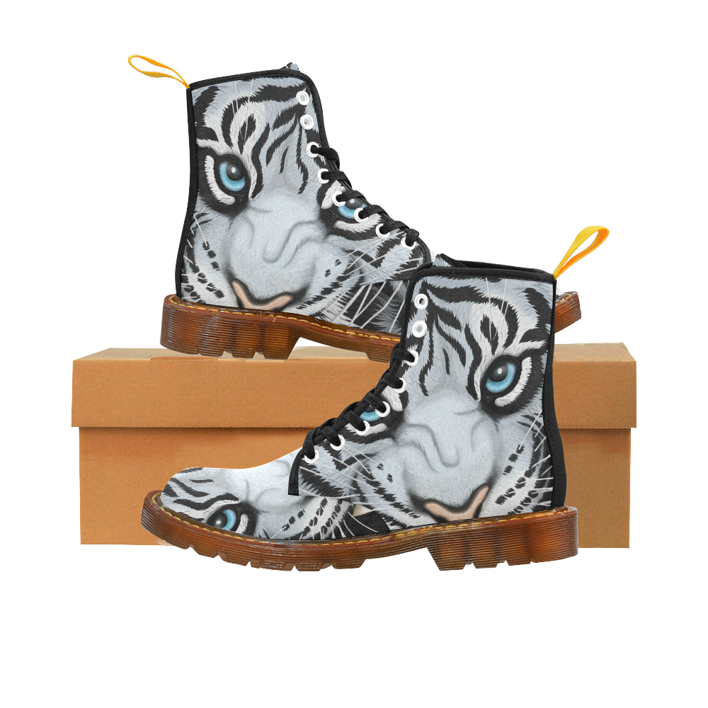 White tiger honey Martin Boots For Men Model 1203H