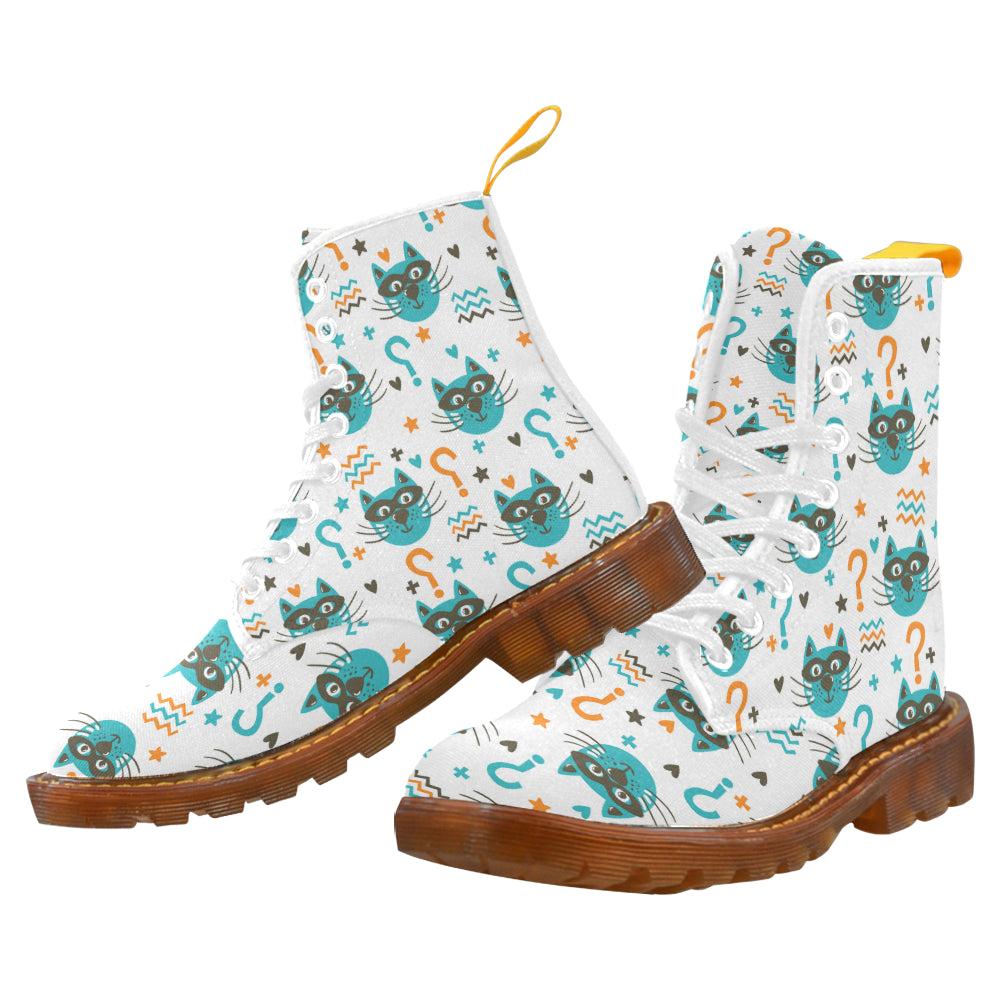 funny cats in masks Martin Boots For Women Model 1203H