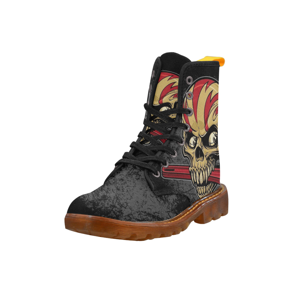 Skull with saw Martin Boots For Women Model 1203H