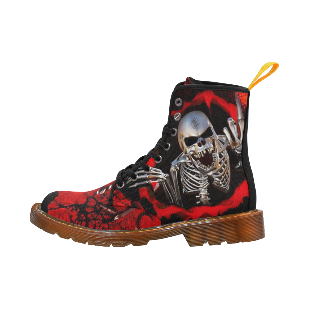 Martin Boots For Women Awful Skull