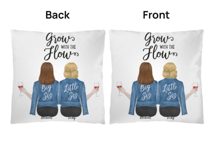 Best Friends Personalised Classic Pillow