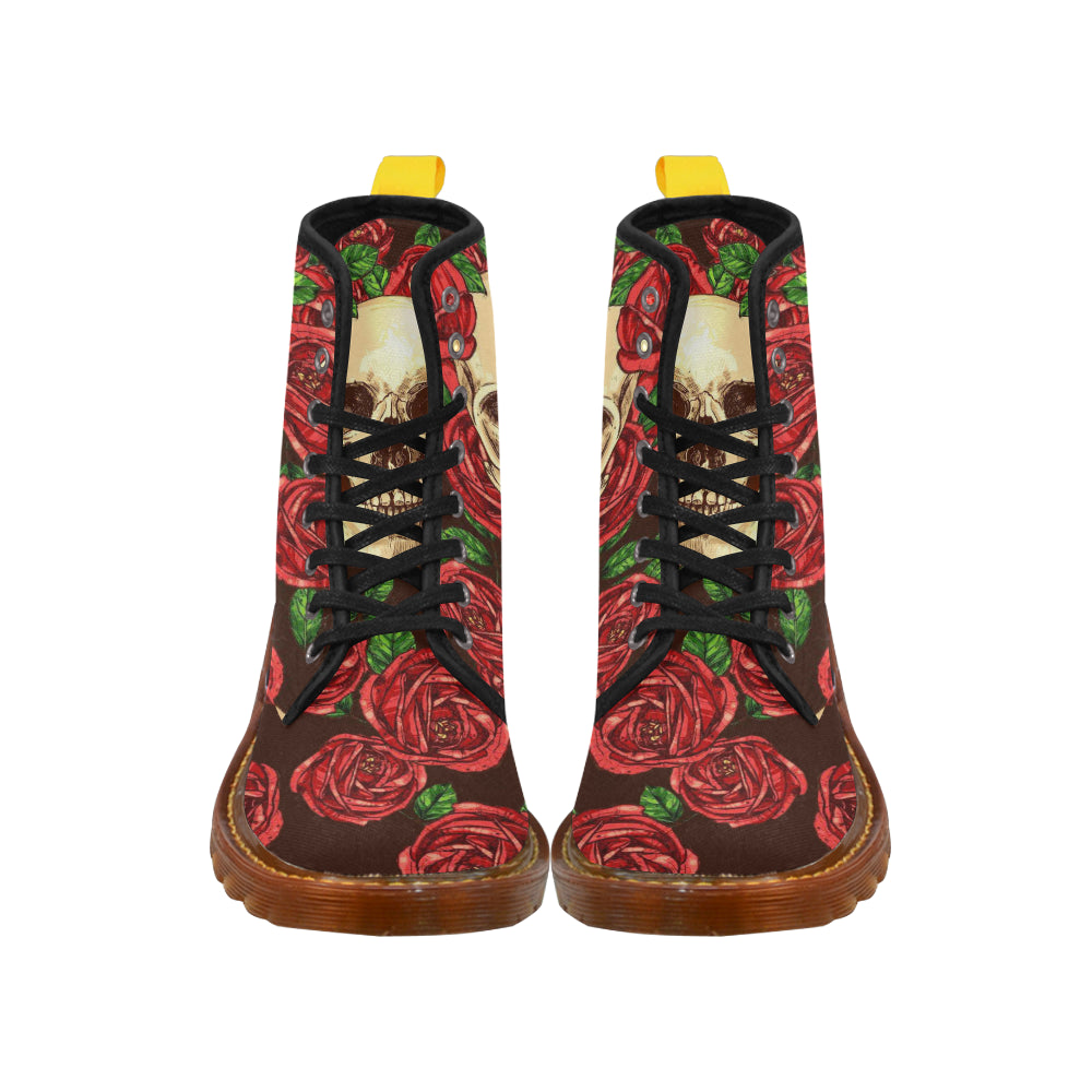 flowerskull Martin Boots For Women Model 1203H