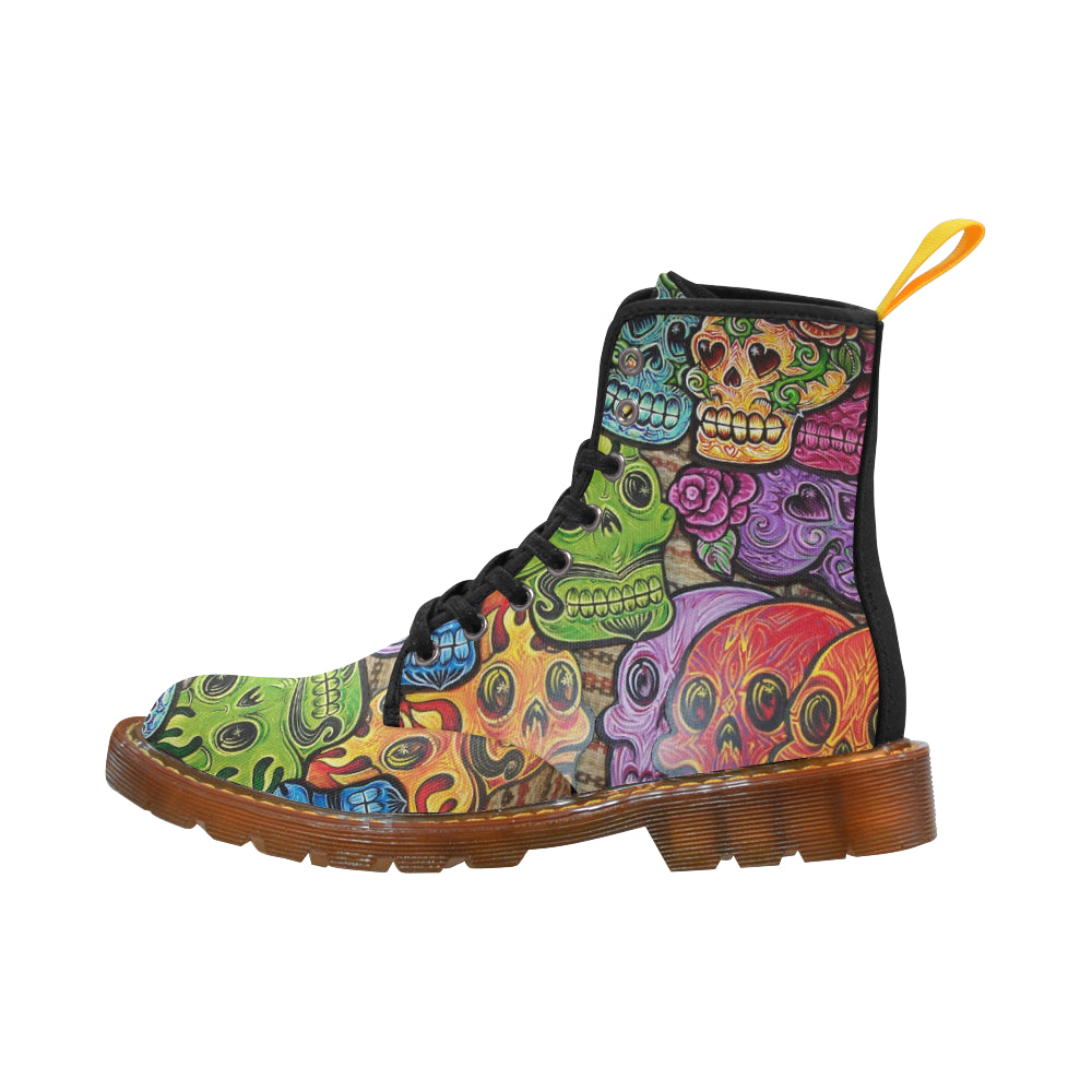 Martin Boots For Women colour skull