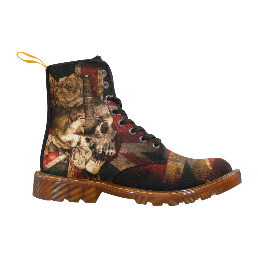 Skull Flag Martin Boots For Women Model 1203H