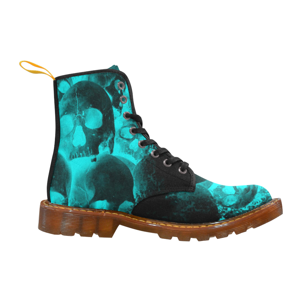 Martin Boots For Men Cool Skull