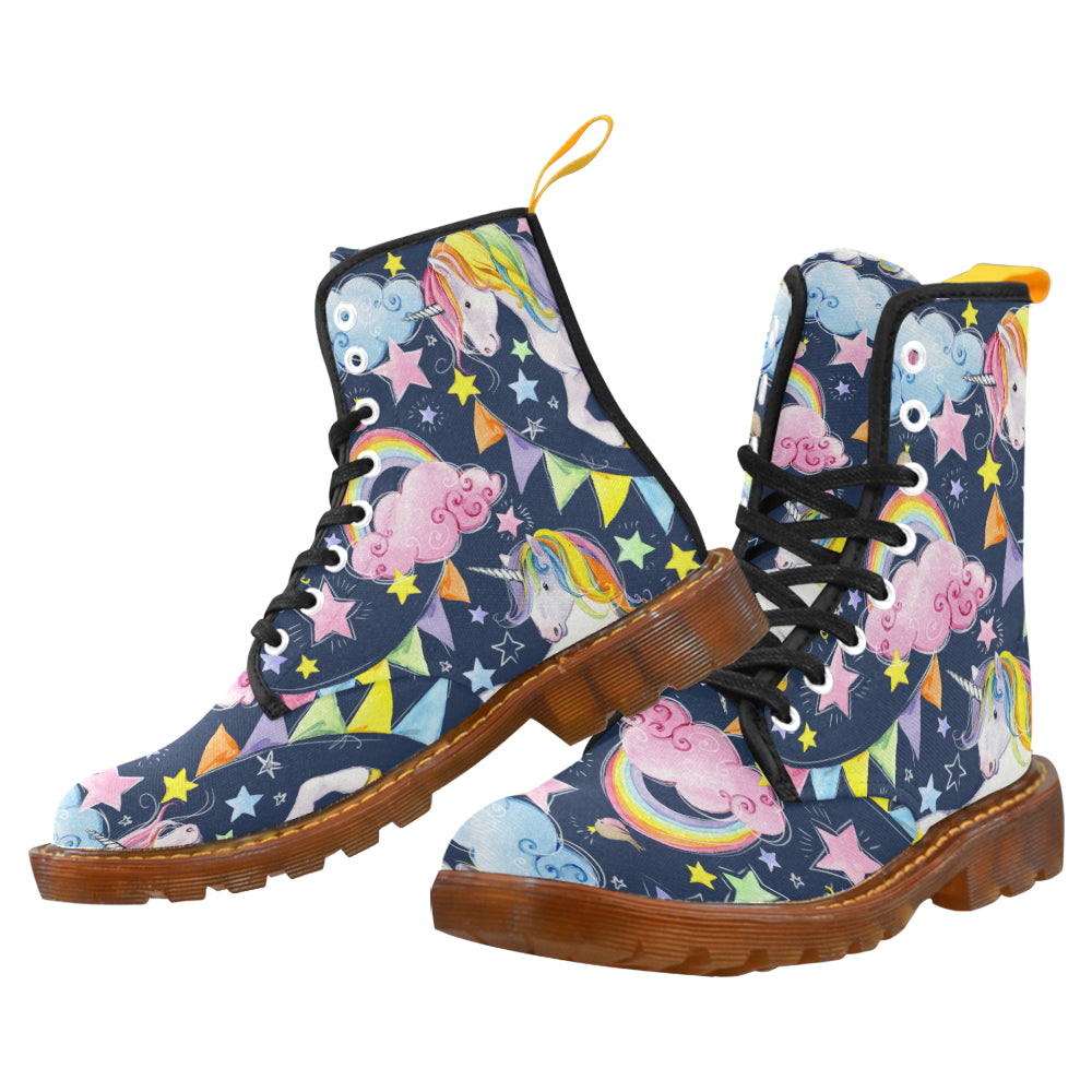 fairy tale unicorns Martin Boots For Women Model 1203H