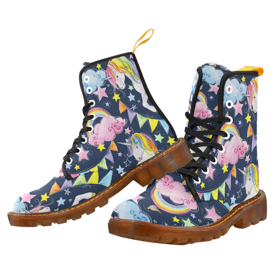 fairy tale unicorns Martin Boots For Women Model 1203H