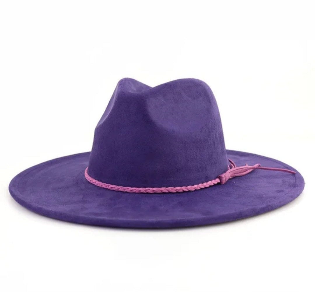 Classic Fedora-Style Cowboy Hat – Adjustable & Stylish 56-58cm 100% Polyester, Suitable for Pyrography & Laser Burning